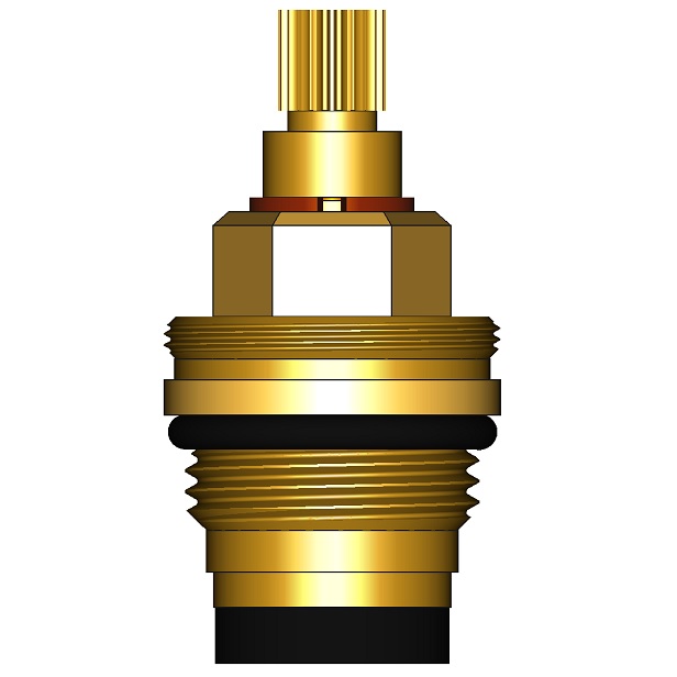 1/2" BSP Tap Gland 20 Teeth GLAN005 A2 - Plumb Spares Direct